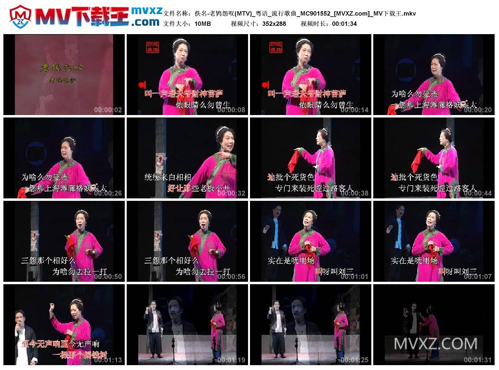 佚名-老鸨怨叹(MTV)_粤语_流行歌曲_MC901552